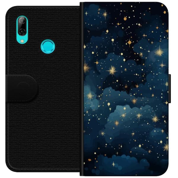 Kompatibel Tegnebogsetui til Huawei P smart 2019 Stjerner på himlen