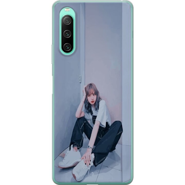 Sony Xperia 10 IV Läpinäkyvä kuori Lisa from Blackpink – K-pop Style Icon