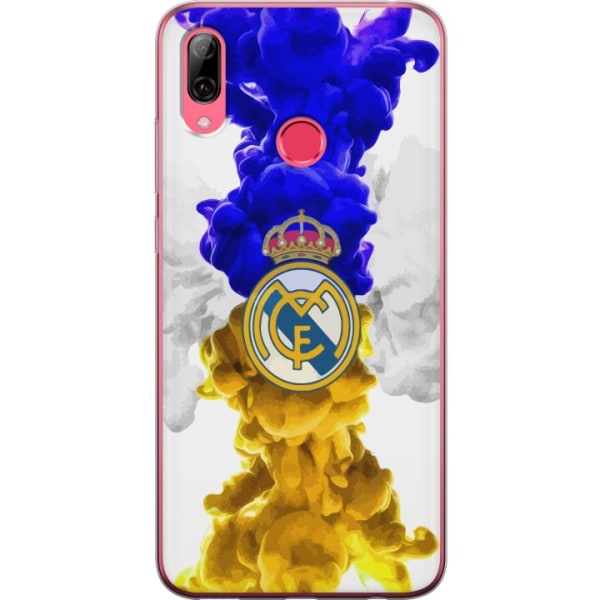 Huawei Y7 (2019) Genomskinligt Skal Real Madrid Färger