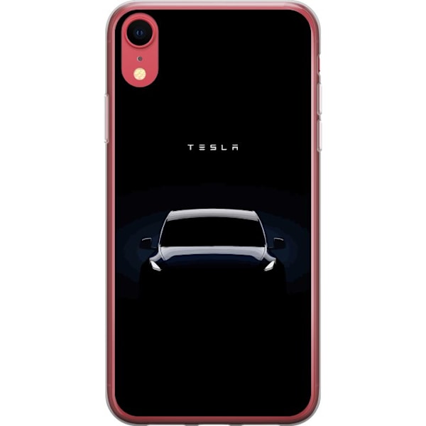 Apple iPhone XR Läpinäkyvä kuori Tesla