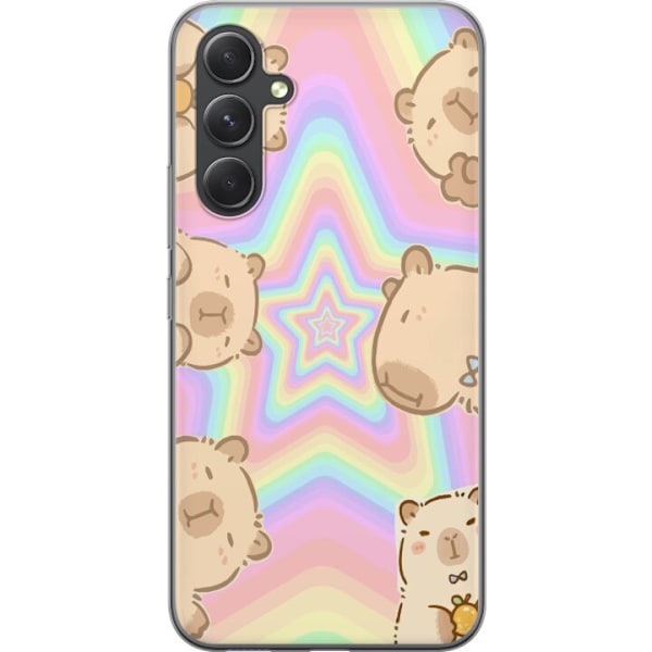 Samsung Galaxy S24+ Läpinäkyvä kuori Kawaii Capybara Galaxy