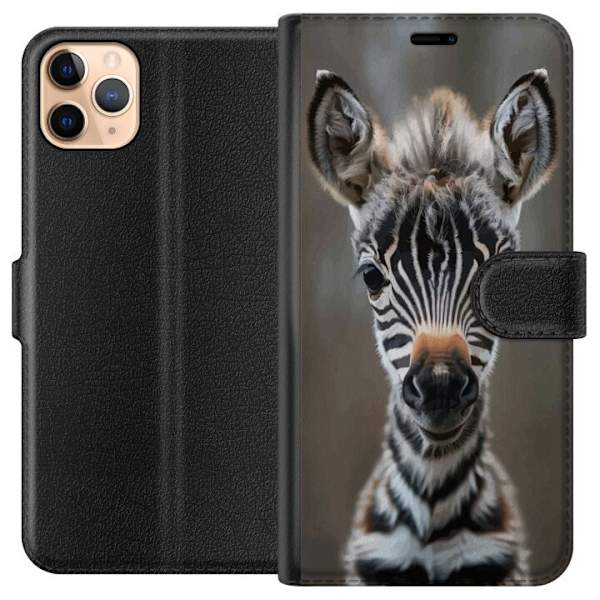 Apple iPhone 11 Pro Max Lompakkokotelo Giraffi Eläinaihe Afrikka Luonto Graafinen Kuva Savanni Villieläimet Suosittu Seinätaide Eksoottinen Teema