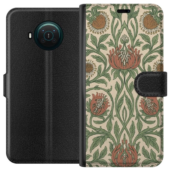 Nokia X10 Tegnebogsetui Blad Detaljer