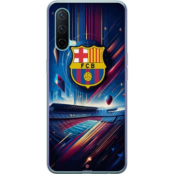 OnePlus Nord CE 5G Läpinäkyvä kuori FC Barcelona