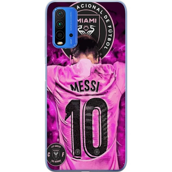 Xiaomi Redmi Note 9 4G Genomskinligt Skal Messi