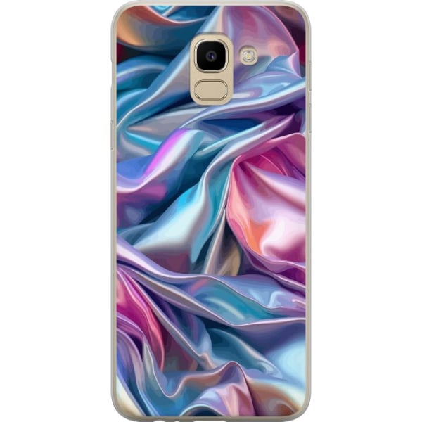 Samsung Galaxy J6 Läpinäkyvä kuori Hohtava silkki