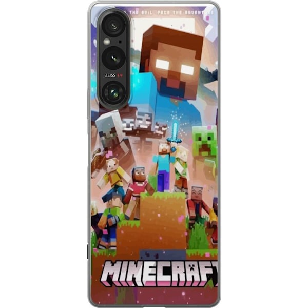 Sony Xperia 1 VI Läpinäkyvä kuori Minecraft