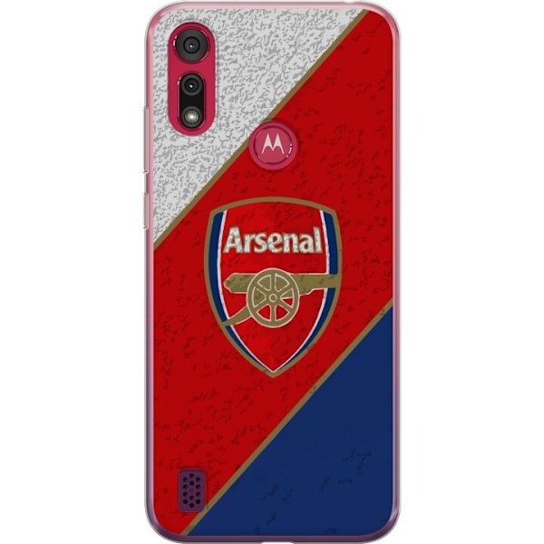 Motorola Moto E6s (2020) Läpinäkyvä kuori Arsenal