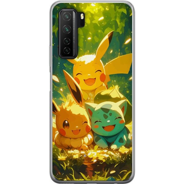 Huawei P40 lite 5G Gennemsigtig cover Pixelmonster spillestil