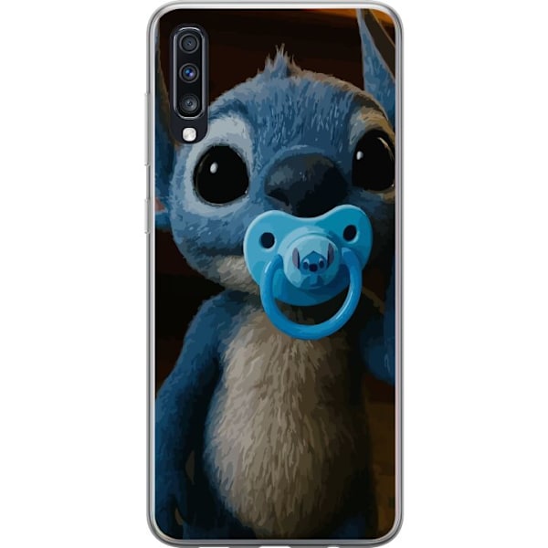 Samsung Galaxy A70 Genomskinligt Skal Stitch & Napp – babyte