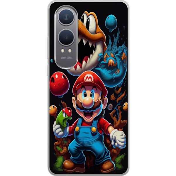 OnePlus Nord CE4 Lite Gennemsigtig cover Super Mario