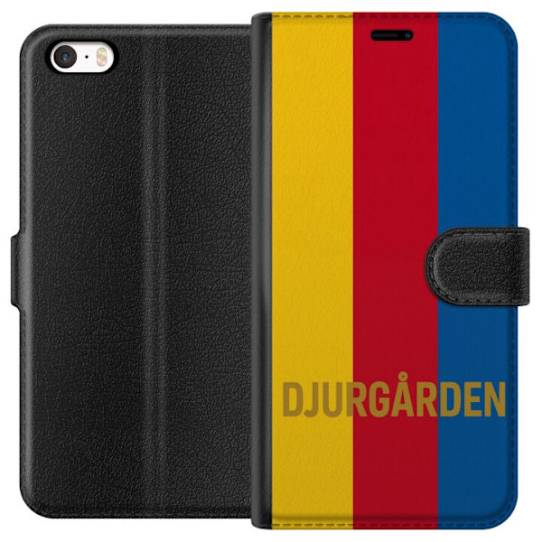 Apple iPhone 5 Tegnebogsetui Djurgården – fodbold