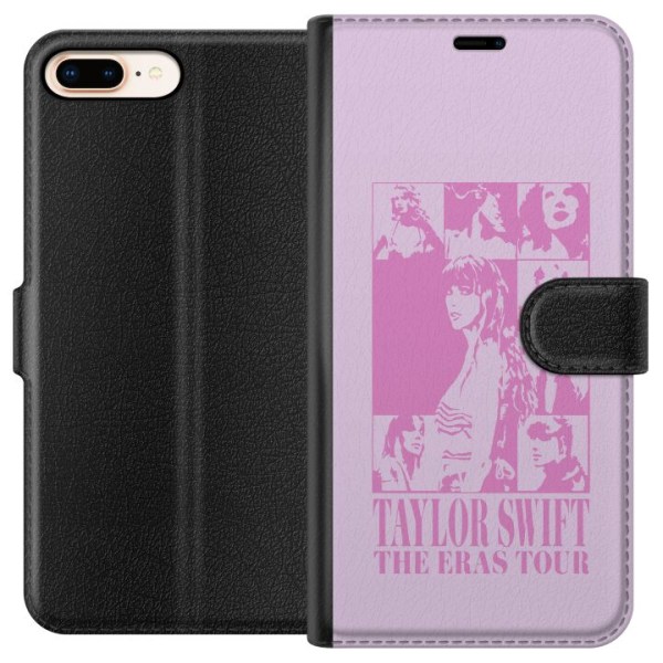 Apple iPhone 8 Plus Plånboksfodral Taylor Swift - Pink