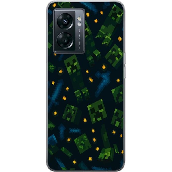 OnePlus Nord N300 Genomskinligt Skal Minecraft Dungeons Mob