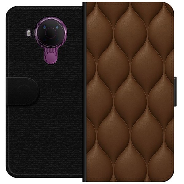 Nokia 5.4 Plånboksfodral Cocoa Scales