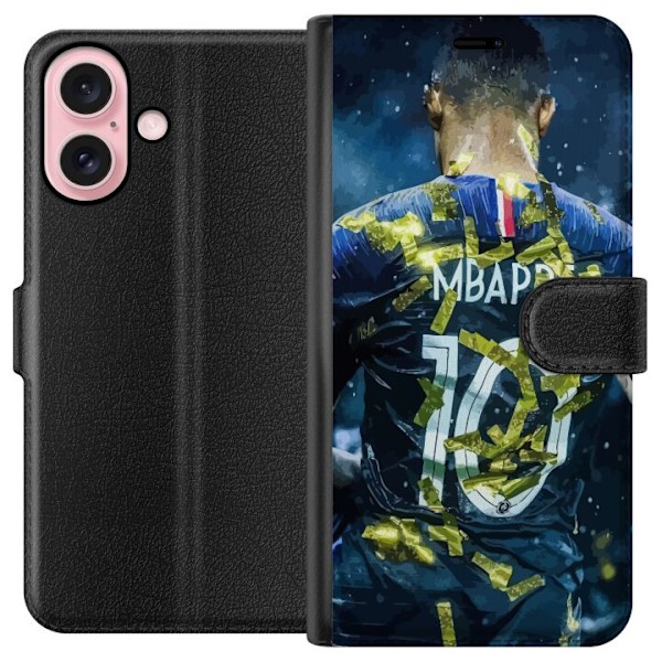 Apple iPhone 16 Tegnebogsetui Kylian Mbappé