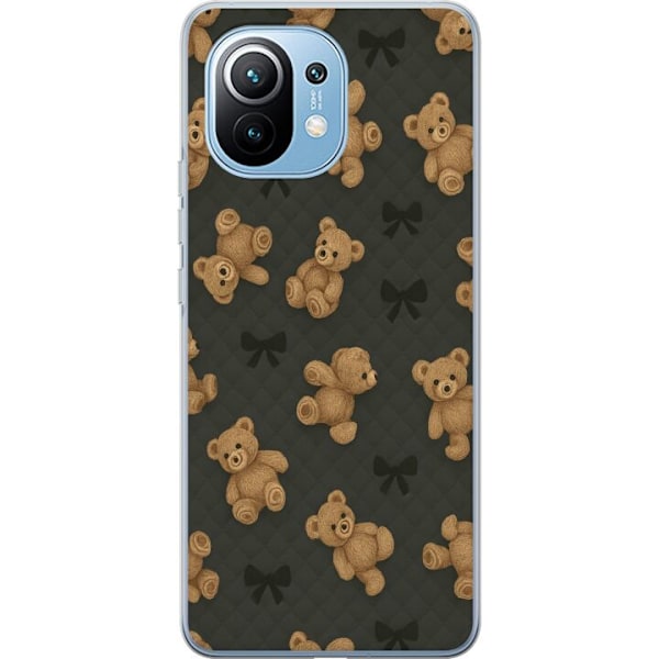 Xiaomi Mi 11 Läpinäkyvä kuori Teddy Halauksia