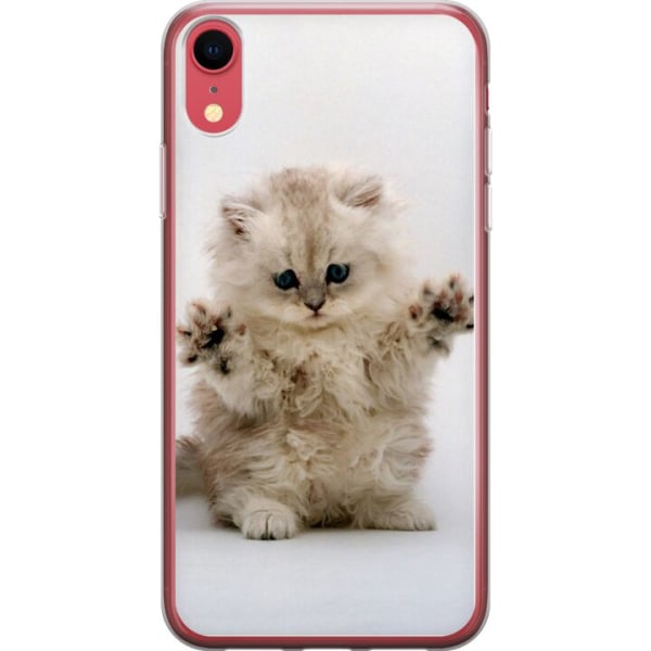 Apple iPhone XR Läpinäkyvä kuori Kissa