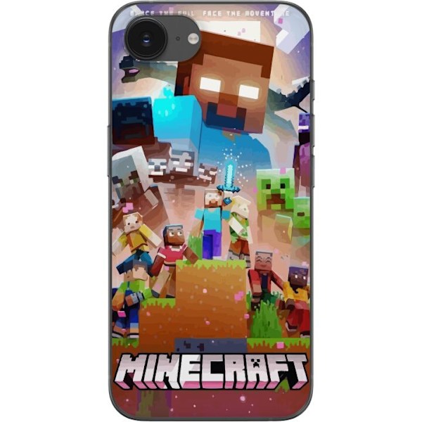Apple iPhone 16e Gjennomsiktig deksel Minecraft