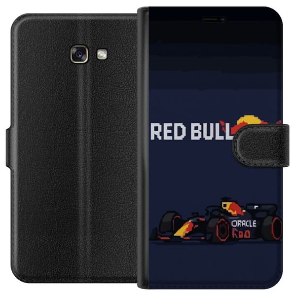 Kompatibel Tegnebogsetui til Samsung Galaxy A3 (2017) Pixelracer i retrostil sort