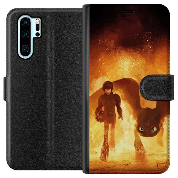Huawei P30 Pro Tegnebogsetui Drage Træner