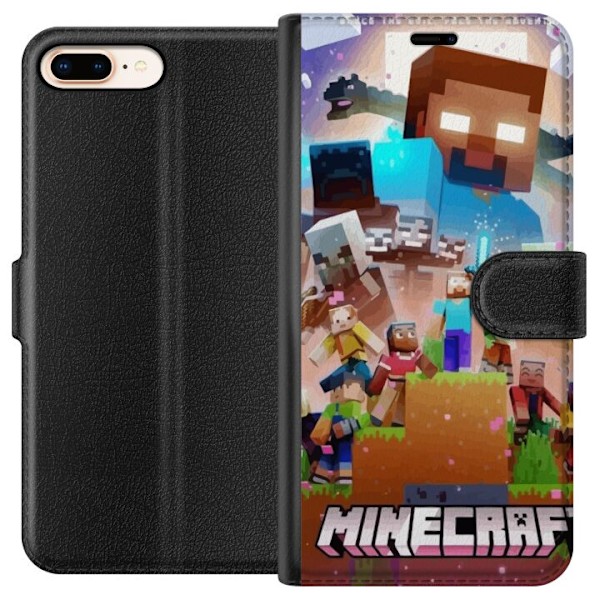 Apple iPhone 8 Plus Tegnebogsetui Minecraft
