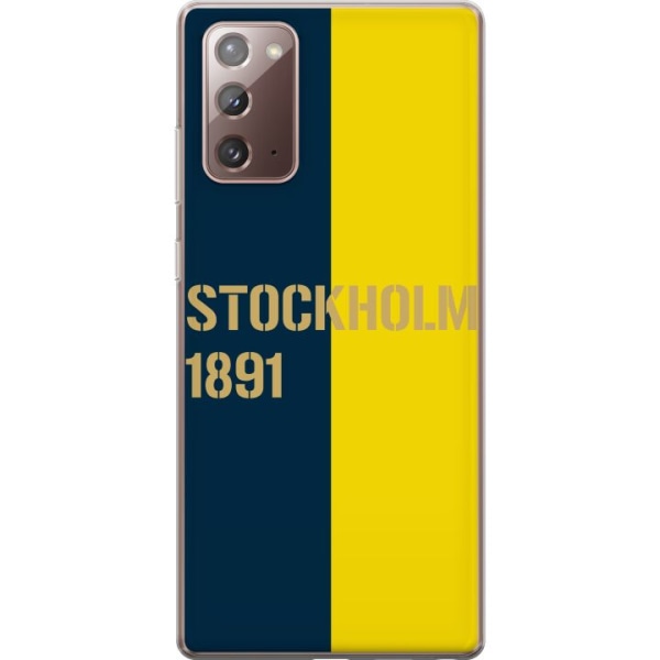 Samsung Galaxy Note20 Gennemsigtig cover Stockholm 1891