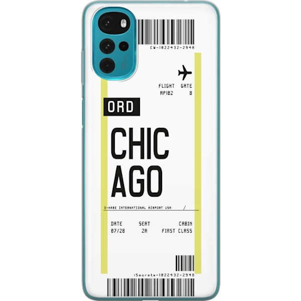 Motorola Moto G22 Gjennomsiktig deksel Chicago