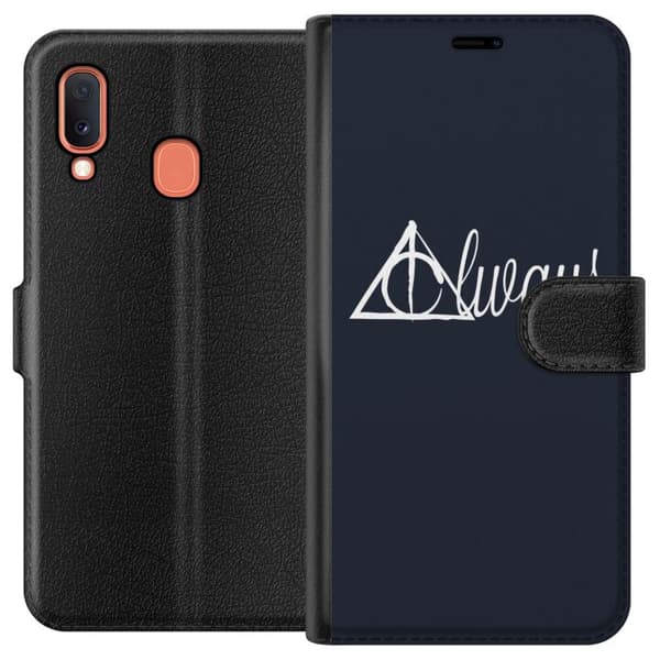 Kompatibelt Plånboksfodral till Samsung Galaxy A20e Harry Potter