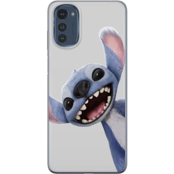 Motorola Moto E32s Gjennomsiktig deksel Stitch i Fart - Kawaii