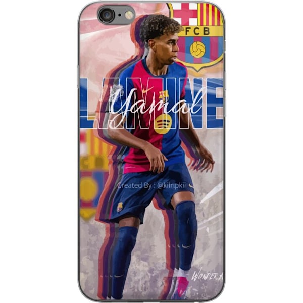 Apple iPhone 6s Plus Gennemsigtig cover Lamine Yamal FCB