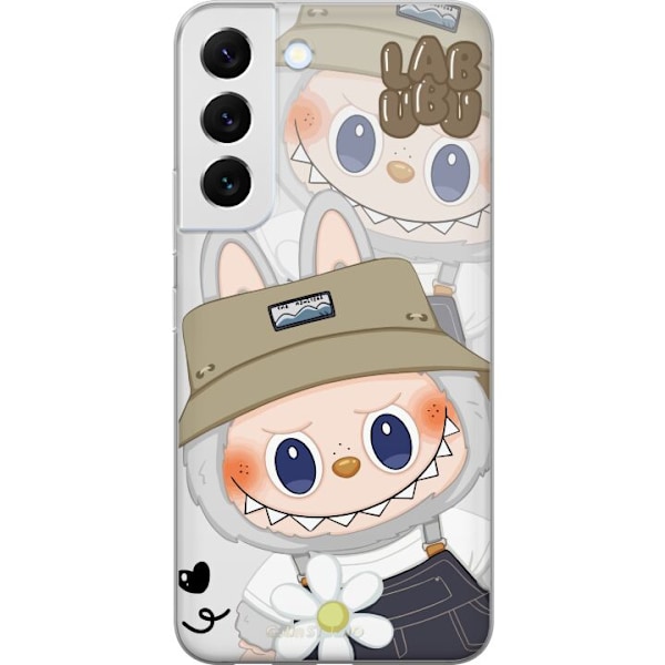 Samsung Galaxy S22+ 5G Gennemsigtig cover Labubu Minimal Mood - Enkel og stilren monsterdesign