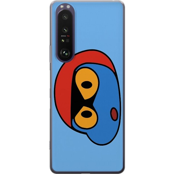 Sony Xperia 1 III Läpinäkyvä kuori Bold Bot Head
