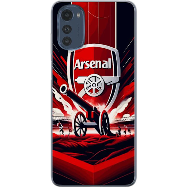 Motorola Moto E32s Gennemsigtig cover Arsenal