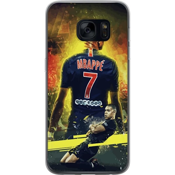 Samsung Galaxy S7 Gennemsigtig cover Kylian Mbappé