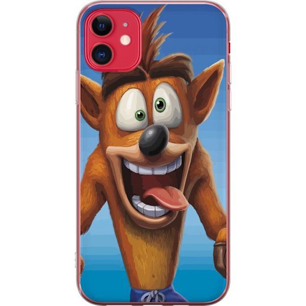 Apple iPhone 11 Genomskinligt Skal Crash Bandicoot