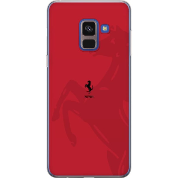 Samsung Galaxy A8 (2018) Läpinäkyvä kuori Ferrari