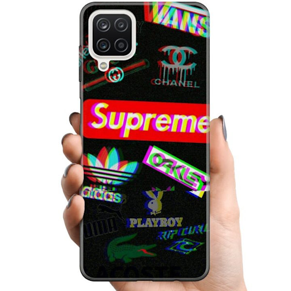 Samsung Galaxy A12 TPU Matkapuhelimen kuori 3D