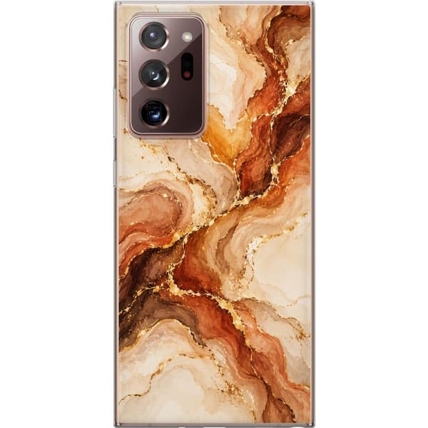 Kompatibelt Mobildeksel til Samsung Galaxy Note20 Ultra Høstagat beige