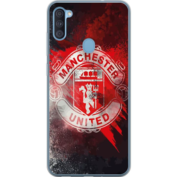 Samsung Galaxy A11 Läpinäkyvä kuori Manchester United F.C.