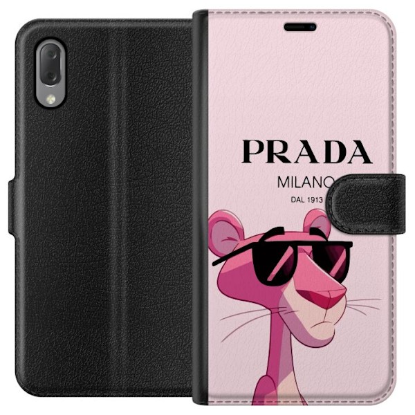 Sony Xperia L3 Lommeboketui Prada Rosa Panteren