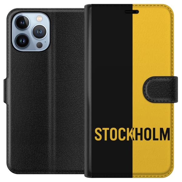 Kompatibel Tegnebogsetui til Apple iPhone 13 Pro Max Stockholm
