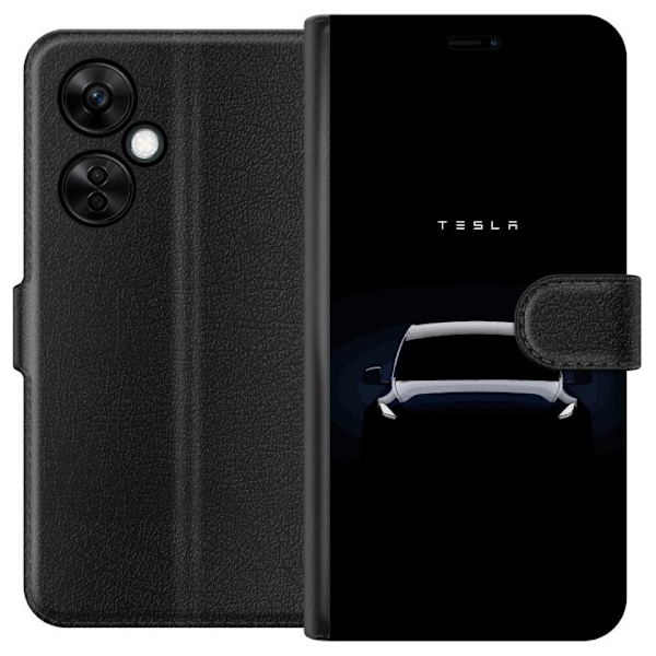 OnePlus Nord CE 3 Lite Lompakkokotelo Tesla