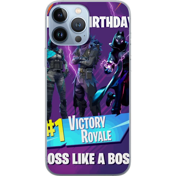 Apple iPhone 13 Pro Max Läpinäkyvä kuori Fortnite