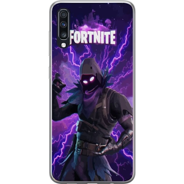 Samsung Galaxy A70 Gennemsigtig cover Fortnite Raven
