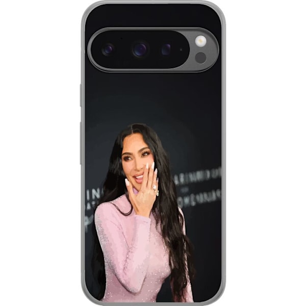 Google Pixel 9 Pro XL Läpinäkyvä kuori Kim Kardashian – T