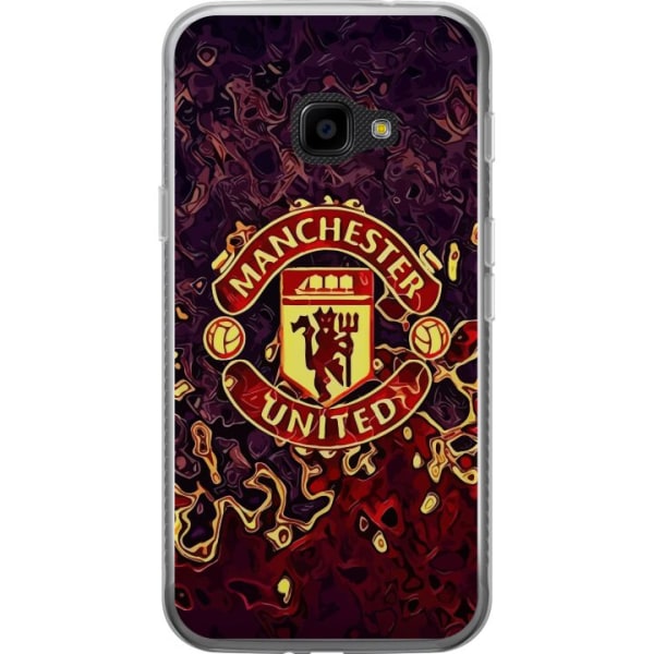 Samsung Galaxy Xcover 4 Läpinäkyvä kuori Manchester United