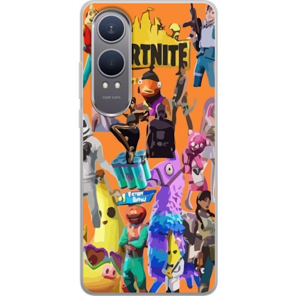 OnePlus Nord CE4 Lite Läpinäkyvä kuori Fortnite