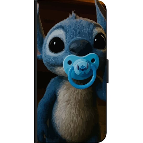 Huawei P40 Tegnebogsetui Stitch & Napp - babytema med sød kar