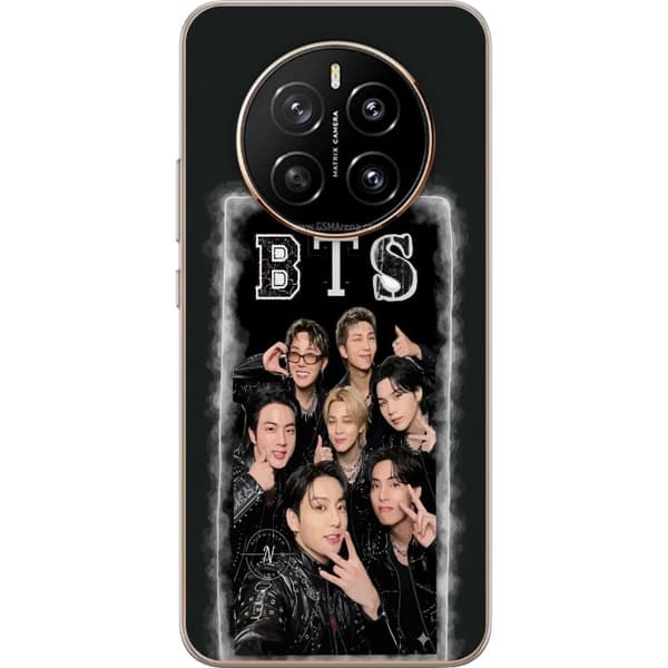 Kompatibel Mobilcover til Honor Magic7 BTS-medlemmer poserer sammen i sorte outfits for en selfie sort